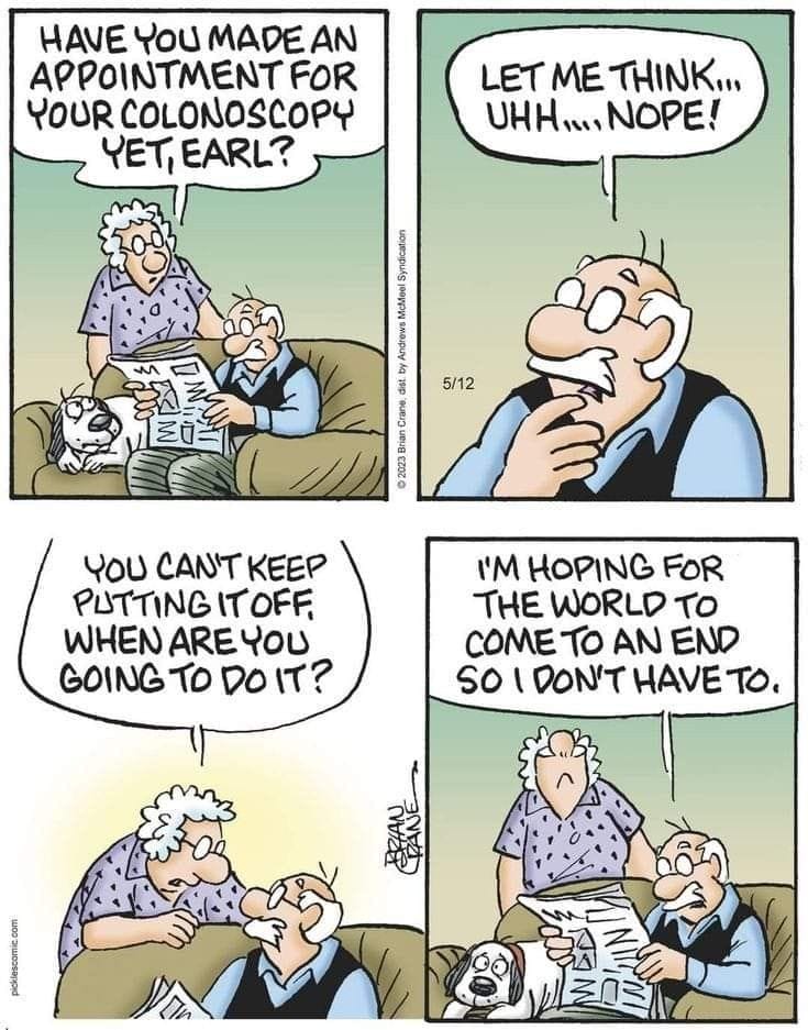 Humorous Aging Cartoons