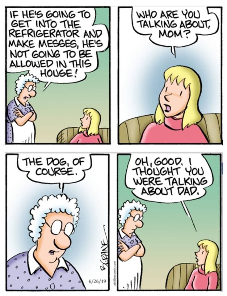 Humorous Aging Cartoons