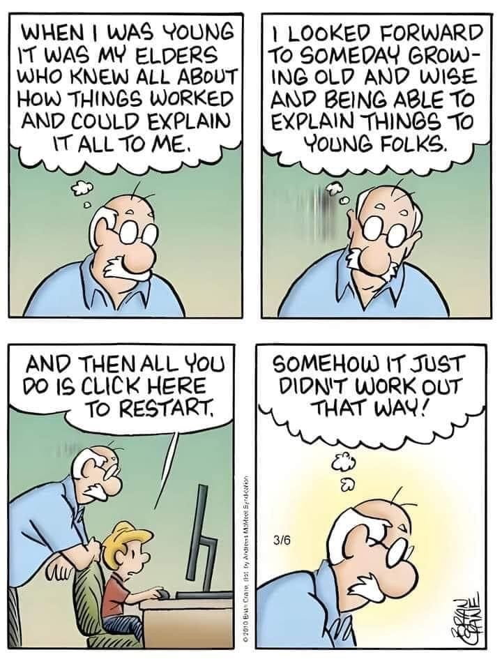 Humorous Aging Cartoons