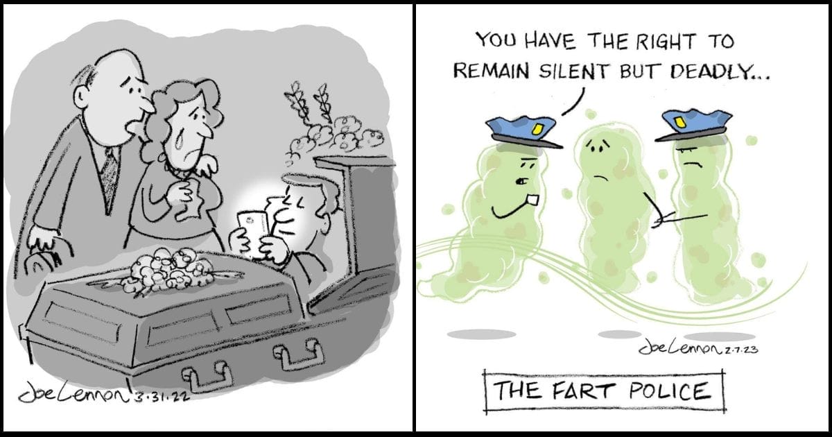 Lennon cartoon humor